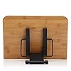 HS-Book-Stand-Bamboo-Recipe-Cookbook-Holder-Stand-Kitchen-Adjustable-Bookrest-Reading-Rest H&S Book Stand Bamboo Recipe Cookbook Holder Stand Kitchen Adjustable Bookrest Reading Rest
