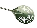 Small Perforated Turning Peel Stainless Steel 8 Inch Head 47 Inch Handle