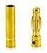 YoCoo 4mm Gold Plated Female & Male Bullet Banana Plug Connector for ESC and RC Battery (Pack of 20 Pair)