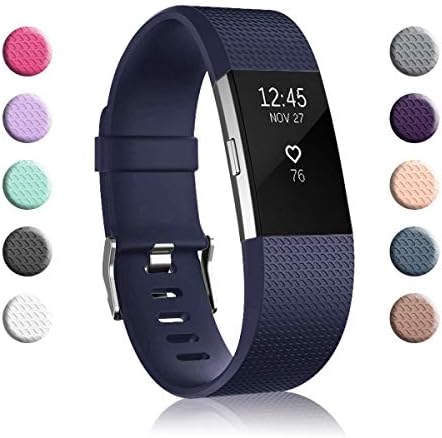 Bands Compatible with Fitbit Charge 2, Classic & Special Edition Adjustable Sport Wristbands