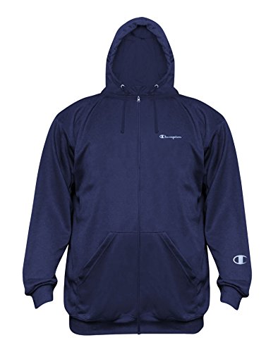 Champion Big & Tall Performance Full Zip Hoodie: Navy, 6XL