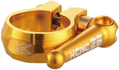 KCNC SC-12 TI QR MTB Seatpost Clamp 34.9mm Bike Gold