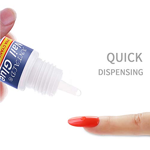 5 Pcs Adhesive Nail Glue for Rhinestones Nail Stickers False Tips Manicure Nail Art Tool
