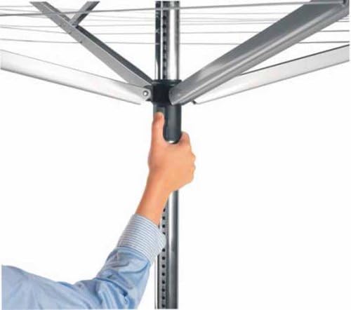 Brabantia, Lift-O-Matic, 40 Metres of Clothes Line, Adjustable in Height, UV-Resistant & Non-Slip Lining, Umbrella System - Image 3