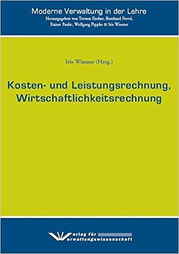 Kosten Und Leistungsrechnung Wirtschaftlichkeitsrechnung