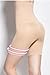 Smallshow Women's Shapewear Hi-waist Tummy Control Inner Thigh Slimmer Nude/Black
