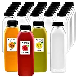 16 oz Plastic Bottles With Lids | Clear Water