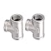 ProMaker Brewing 2Pcs Stainless Steel 304 Cast Tee Pipe Fitting Class 150 1/2