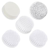 Facial Cleansing Brush Head Replacement 5PCS for PIXNOR 7 in 1 Waterproof Body Facial Brush