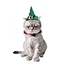 NAMSAN Pet Cat Hat Halloween Costume with Beautiful Tie Christmas Small Dog Cap