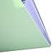 SKYDUE Letter A4 Paper Expanding File Folder Pockets Accordion Document Organizer (Green)