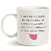 MAUAG Sarcastic Comment Funny Quote Coffee Mug, Unique Birthday Gifts Cup White, 14 Oz