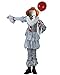 Cosplay.fm Men's Horror Killer Joker Cosplay Costume Halloween (Men M) Grey