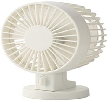 Life Origion Super Mute USB Angle Adjustable Cooling Desk Mini Fan with Two Blades White Color