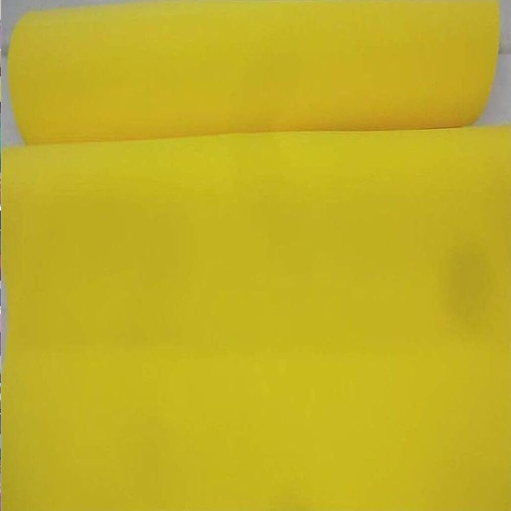 Fabrics-City EVA MOOSGUMMI 2 mm 90 x 40 cm Oeko-TEX Craft Fabric Fabrics (Yellow Without Glitter, 90 x 40 cm)