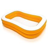 Intex Mandarin Swim Center Family Pool, 90" x 58" x 18", for Ages 3+