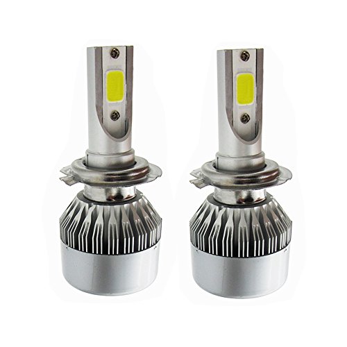 H7 LED Headlight Bulbs,Spevert 55W 9200LM Car Conversion Kit Led Headlamp Car Bulbs Single Beam Cool White 6000K – 2 Year Warranty