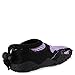 Childrens Kids Wave Water Shoes Pool Beach Aqua Socks (8, Black/Purple)