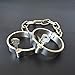 HIZZEEN Fetish Stainless Steel Bracelet Ankle Cuff A Pair of Restraint Gear for Unisex Bondage Play Adult Sex Toys,Femalemodelsthumb 1