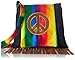 Amscan 843057 Colorful Peace Hippie Handbag, 1 Piece