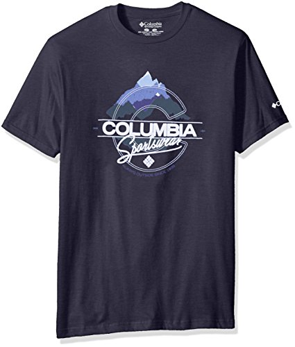 Columbia Apparel Men s Summit T-Shirt, Columbia Navy, Medium
