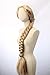 47 inch Long Blonde Braided Cosplay Anime Costume Heat Resistant Wig