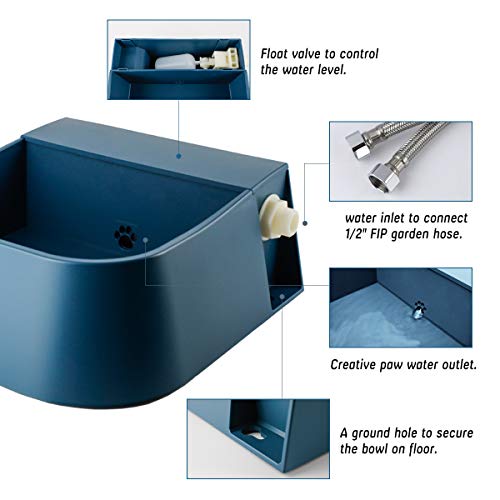 Namsan Dog Automatic Waterer Automatic Water Bowl Feeder with Float