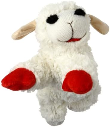 Multipet Lambchop Plush Canine Toy 10″ with Squeaker