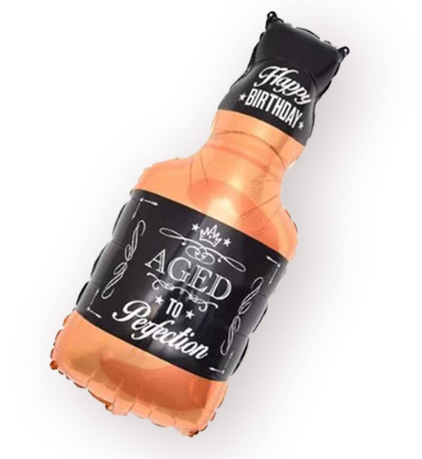 Whiskey Bottle Foil Balloon, 68cm (2 pack)
