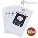 10 pcs Anti-Bacterial Electrolux Vacuum Replacement Bags Style S Classic for Electrolux Vacuum Cleaner Type: EL4100 EL4200 EL6985 EL7000 EL8500 Phillips Tornado Volta AEG
