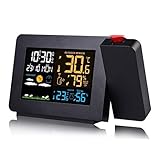 Projection Alarm Clock with Outdoor Sensor,Personal