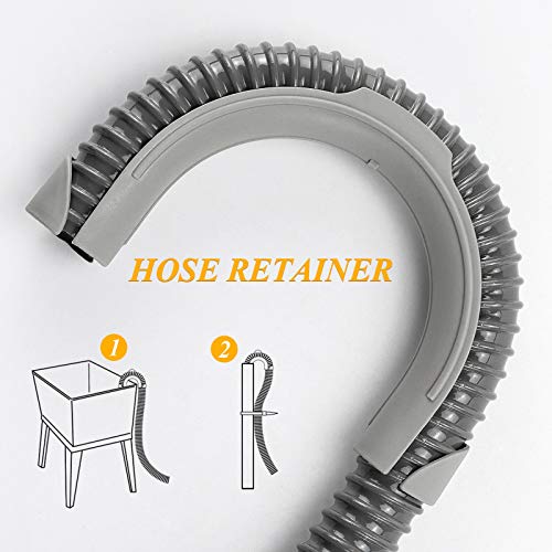 12 ft Universal Washing Machine Drain Hose, Heavy Duty Washer Hose