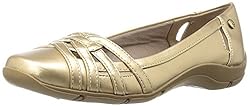 LifeStride womens Diverse Flat, Soft Gold, 8 Narrow