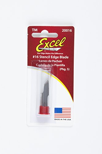 Excel Blades #16 Stencil Edge Scoring Blade, 5 Pack, American Made Replacement Hobby Blades - //medicalbooks.filipinodoctors.org