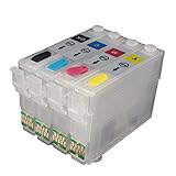 CEYE For EPSON XP220 XP320 XP324 XP420 XP424 Refillable Ink Cartridge with One Time Chips 220/220XL