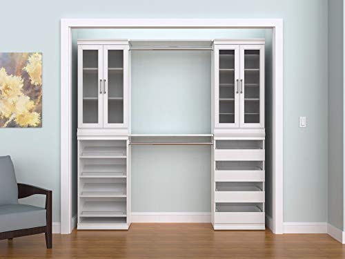closetmaid modular stackable 4 drawer storage unit white