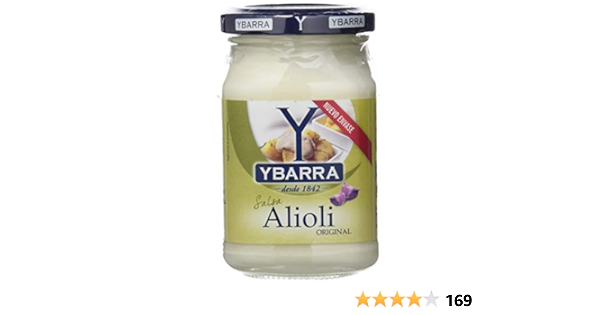 Ybarra Salsa Alioli, 225ml : Amazon.es: Alimentación y bebidas