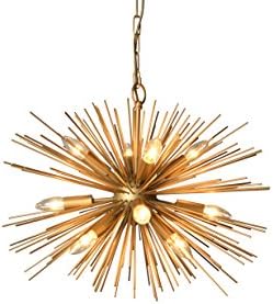 Aa Warehousing Y Decor 12 Light Gold Finish Chandelier Amazon Com Au Home