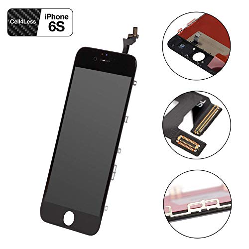CELL4LESS LCD Touch Screen and Digitizer Assembly for The iPhone 6S 4.7 inch - NOT for The 5.5" (for iPhone 6S Black)