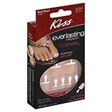 Kiss Nail Kit, Toenail, No Chip, Real Short, Limitless, Eft01 Pack of 2