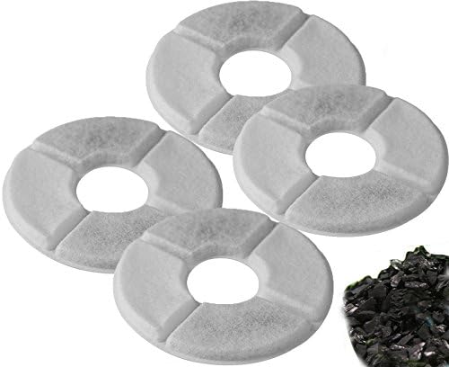4 pcs/lot Activated Carbon Filter For Flower Style Automatic Cat Dog Pet Water Drinking Fountain