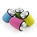 Beer Can Coolies - 4mm Thick Easy-On Supercoolies - Premium Set of 4 Collapsible Can Sleeves - Pink, Green, Light Blue, Yellow