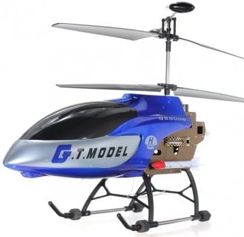 Gt Qs8006 3 5ch Gyro 2 Speed Mode Rc Helicopter Led 90 Assembled Diy Color Blue Amazon Co Uk Toys Games