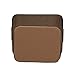 Household Essentials 601 Medium Shelf Basket with Wood Handles | Multi-Purpose Home Storage Bin | Brown Coffee Linen, Medium, Cocoa