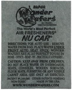 Wonder Wafers 3015 NEW CAR Scent Nu Car Truck Air Freshener Wafer - 50 Pack
