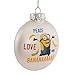 Kurt Adler Despicable Me Disc Ornament with Decal, 80mm