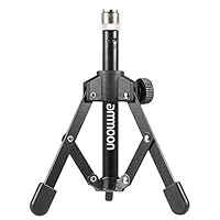 ammoon MS-12 Mini Foldable Desktop Tabletop Tripod Microphone Mic Stand Holder