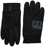 Under Armour Men's Core ColdGear Infrared Gloves, Black/Stealth Gray, Large