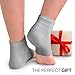 SILKEase Moisturizing Socks – 3 PK Heel Socks - Transform Cracked Heels & Dry Feet with Essential Oil Infused Gel Socks for Maximum Softness – Ultra-Comfortable Toe Open Foot Hydration Sleeve