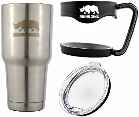 Travel Insulated Coffee Mug Stainless Steel Tumbler 30 Oz with Handle